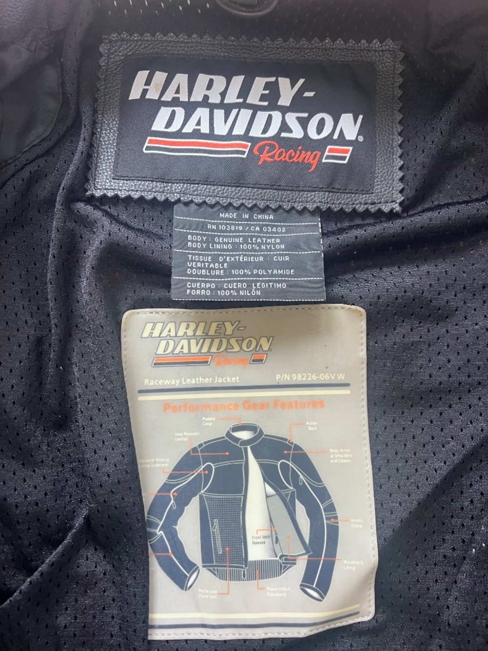 Harley Davidson Screaming Eagle Racing Jacket - Picture 4 of 5